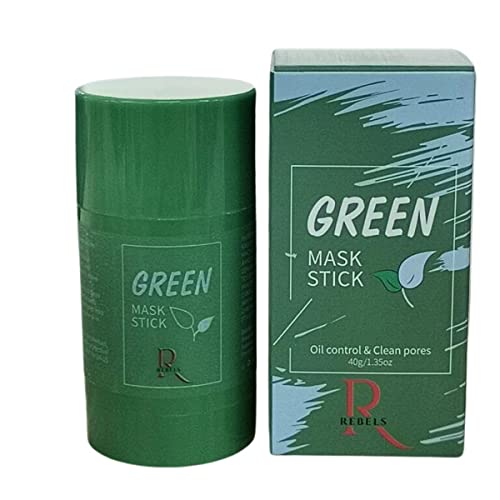 תה ירוק מסכת מקל על הפנים, נקודות שחורות & מגבר; מסיר ג ' ינג ' ים עם תמצית תה ירוק, לטהר נקבוביות עמוקות, לחות