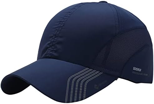 גברים נשים כובעי ספורט רשת בייסבול כובעי בציר שטף מתכוונן סטרפבק בלתי מובנה כחול שחור אפור אבא כובע