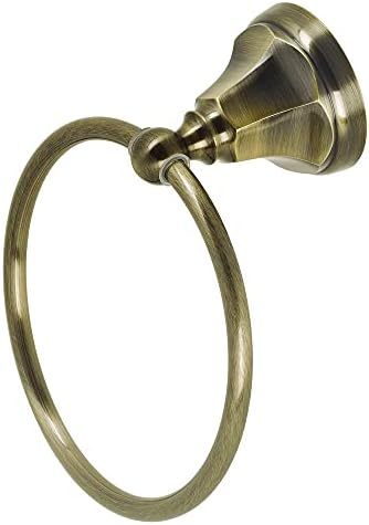 פליז קינגסטון BA4814C טבעת מגבות מטרופוליטן, כרום מלוטש, 6 אינץ '