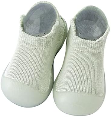 גרביים שלל עם אחיזות נעלי ספורט תינוקות פעוט נעלי הליכה ראשונות ילדים כותנה נעלי הליכה ראשונות נגד החלקה
