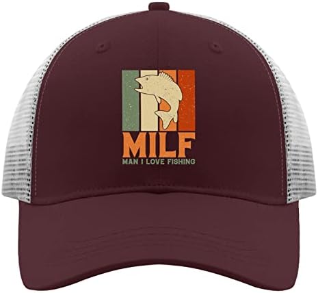אבא כובע milf man אני אוהב דיג כובע אבא, כובעים גרפיים לנשים
