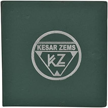 Kesar Zems מלא אנרגיה נחושת טהורה Bhaktamar Yantra עם קופסת KZ חומה.