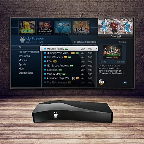 בורג Tivo+ 3 TB DVR: מקליט וידאו דיגיטלי ונגן מדיה סטרימינג - תואם 4K UHD - עובד עם כבל
