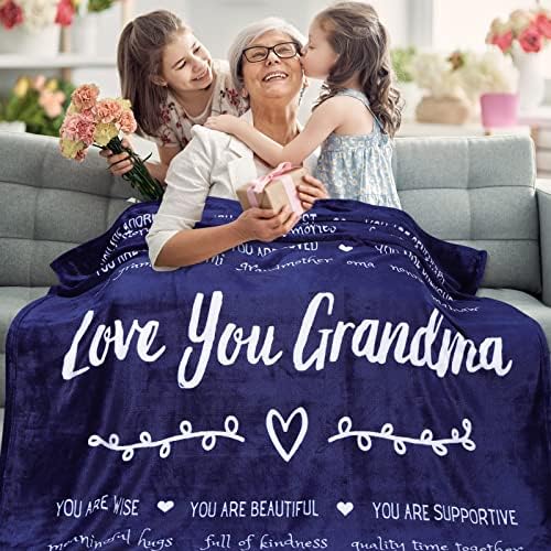פילו אסטילו סבתא מתנה ליום הולדת, מתנות ליום האמהות לסבתא מהנכדים, נכדה, נכדה, סבתא זורקת שמיכה,