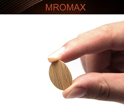 MROMAX PC-132 מכסה חור בורג מדבקות 0.83 DIA PVC מדבקות חור בורג דבק עצמי לקישוט ריהוט ארון ארון ארון