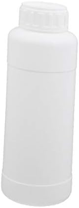X-DREE 17OZ HDPE פלסטיק לבן ניתן למילוי צנצנת אחסון פה צר (Frasco de Botella de Almacenamiento de Boca Estrecha
