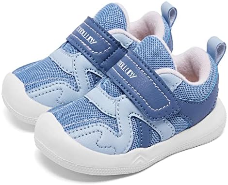 נעלי בנים תינוקות נעליים מהלכת תינוקות קלות נעלי הליכון ראשונות נושמות נעל נעל וו-החלקה ונעלי ספורט