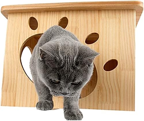 חתול דירת עץ גרוד חתול מגדל חתול עץ ערסל עץ פלנל חתול מגרד טור לתפוס חתול עץ מגדל סיסל בית חתול טיפוס מסגרת