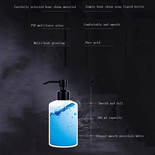 מתקן סבון בקבוק יד קרמיקה יצירתי חרסינה חרסינה מקלחת ג'ל בקבוק מלון יופי סלון תת-בקשה תת-מילוי מתקן נוזלים אביזרי