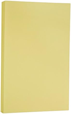 נייר ריבה Vellum Bristol 67lb Cardstock - 11 x 17 גודל ספר חשבונות Coverstock - 147 GSM - CREME - 50 גיליונות/חבילה