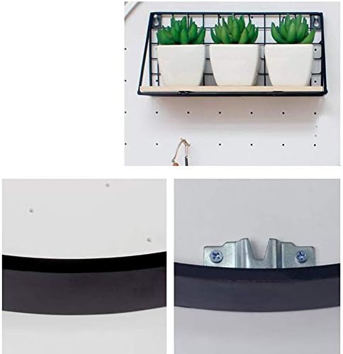 PIBM פשטות מסוגננת מדף קיר רכוב מדפי מתלה צף צלחת חור חור מודרני אחסון פשוט רב -תפקוד חנות קפה