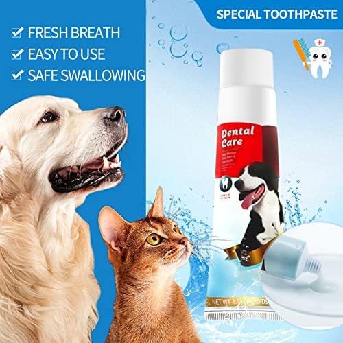 ערכת צחצוח שיניים של Ninibabie כלב, מברשת שיניים חשמלית קולית לכלבים, פלאק ומסיר טטר, מברשת שיניים כלבים