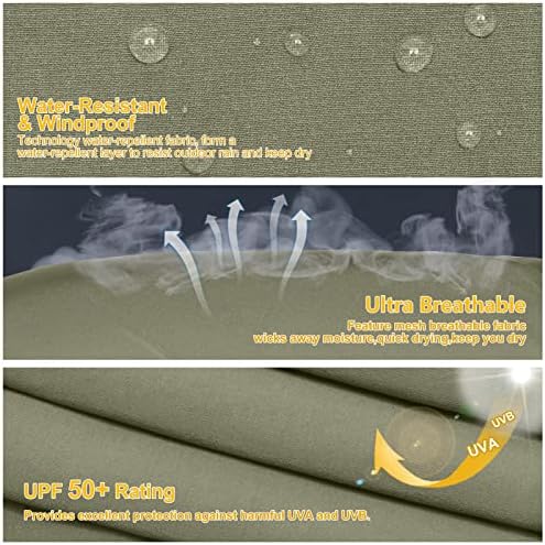 מכנסי טיול מטען לנשים במוקולי מותניים אלסטיים מהירים קלים קלים עמידים במים חיצוניים UPF 50+ מכנסיים ארוכים