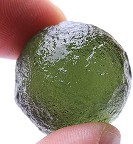 Xiaojia 1pcs 20 ממ מוטבויט מטאוריט מטאוריט פגיעה כדור זכוכית כדור כדור אבן מחוסמת טבעית אנרגיה אנרגיה