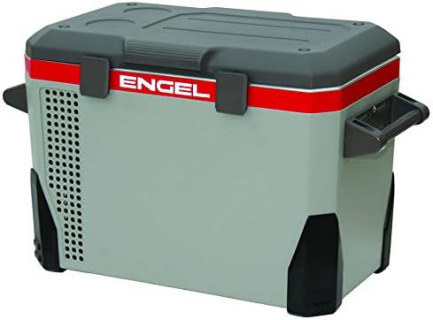 Engel MR040F-U1 40 QT AC/DC מקרר מתח משולש נייד/מקפיא עם מעטפת פלסטיק ABS, אפור