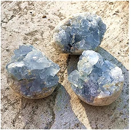 AQCLAY לאשכול קריסטל כחול טבעי גיאוד גיאוד גיאוד לא סדיר אבן אבן בית דגימה אבן טבעית אבן טבעית