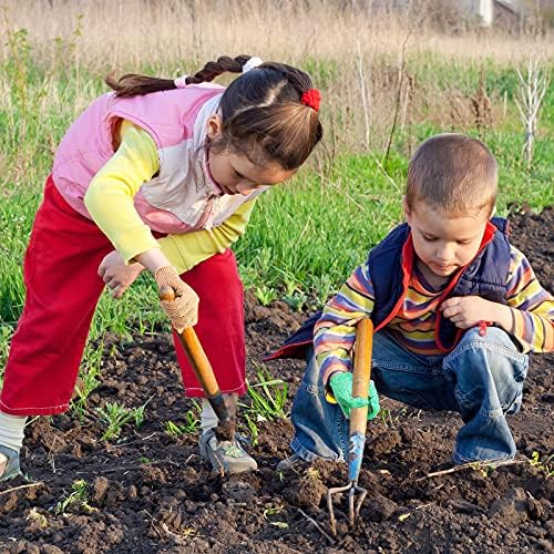 4 זוגות ילדים חותכים כפפות עמידות ברמה 5 הגנה על כפפות בטוחות לגינה למטבח, דליפות צדפות, מלאכות, DIY