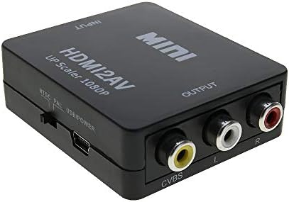 כבלים ישיר מקוון HDMI ל- RCA Audio & Video Composite Converter CVBS AV מתאם HD TV 1080p