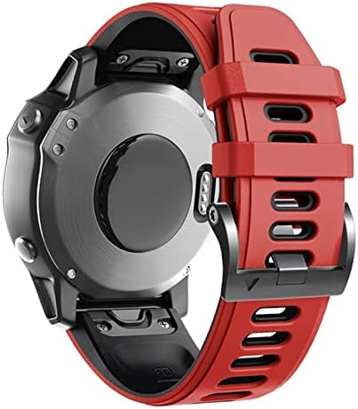 Vevel 26 22 ממ רשמי רצועת פסקאות רצועת שעון סיליקון עבור Garmin Fenix ​​6x 6S Pro 5x 5 פלוס צמיד