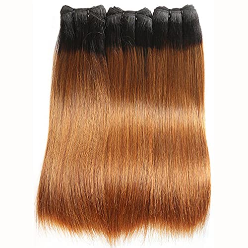 אומברה חבילות שיער טבעי חבילות ישר כיתה 8 א תוספות שיער ברזילאי לא מעובד שיער אומברה שיער טבעי חבילות 1