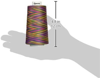חוט חתימה, 40WT/3000 YD, צבע עניבה מגוון