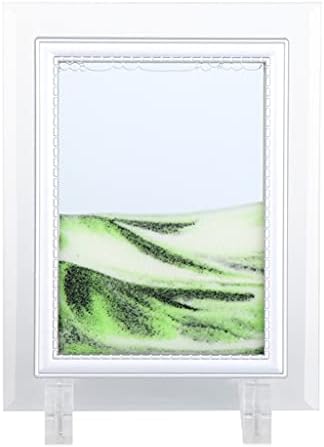 N/A נוף חול תלת מימדי מסגרת תמונת חול נוזלית צביעת נוף נוזל זכוכית קישוט