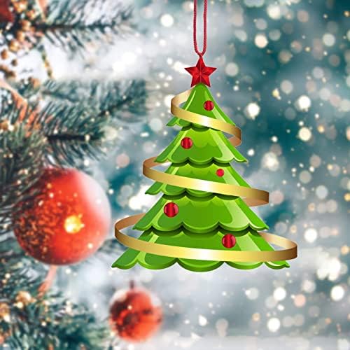 עץ חג המולד עץ חג המולד קישוט עץ חג המולד תליונים תלויים תליונים למסיבת חג המולד עיצוב בית גרלנד עם
