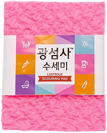 הרוליבינג 3 מארז-ורוד חם גוואנגסומסה כרית קרצוף ברק מקרצף בד כלים ספוגי מטבח תוצרת קוריאה…