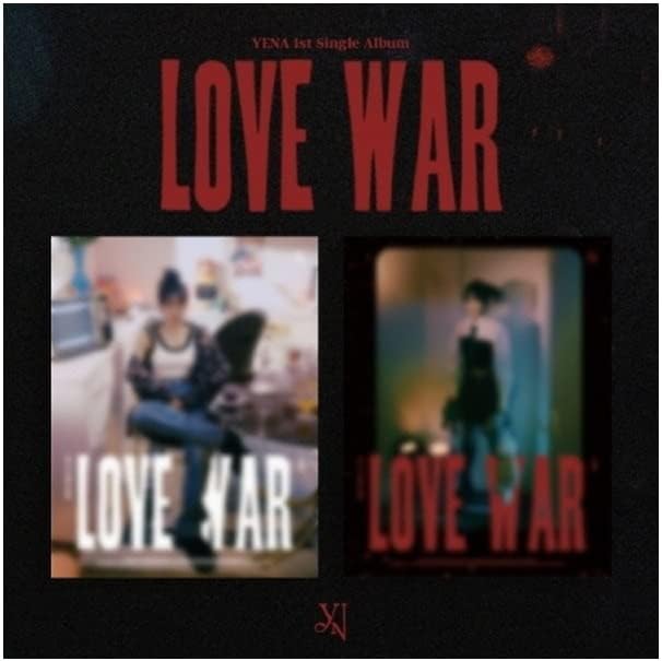 Choi Yena Love War 1 אלבום יחיד תקליטור+פוסטר מתקפל על Pack+Photobook+Stager+Photocard+מעקב)