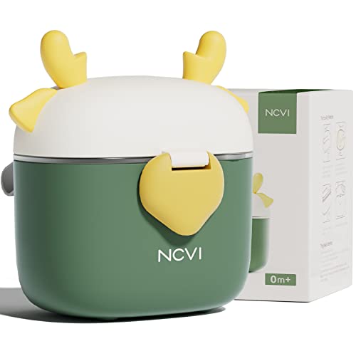 מתקן פורמולה של NCVI לתינוקות עם סקופ ומיכלי פורמולה אחסון ניידים מפלס לנסיעות, מתקן פורמולה של