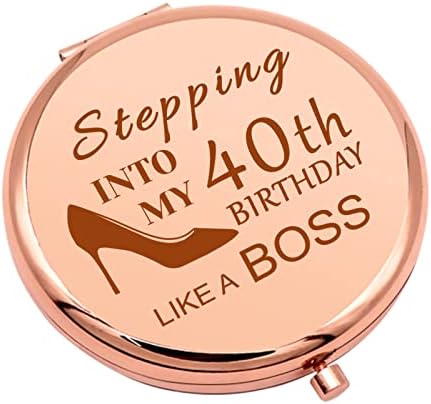 40 יום הולדת מתנות לנשים 40 שנים יום הולדת מתנות לנשים קומפקטי מראה לאישה אמא חבר הפיכת 40 מתנות לנשים מתקפל