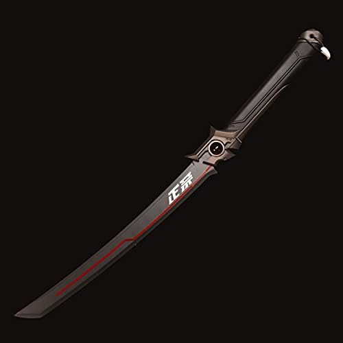 LKJAD בעבודת יד קטאנה סמוראי חרב, חרב ג'נג'י, חרבות אנימה קוספליי, חרב יתר על המידה