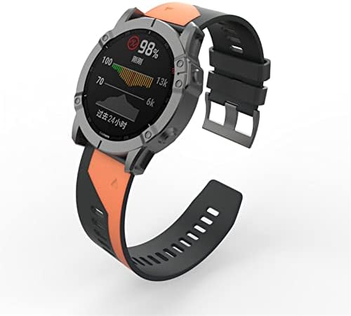 Eksil 22 26 ממ QuickFit רצועת Watchband עבור Garmin Fenix ​​6 6x Pro 5x 5 Plus 3HR 935 945 S60 SmartWatch Band