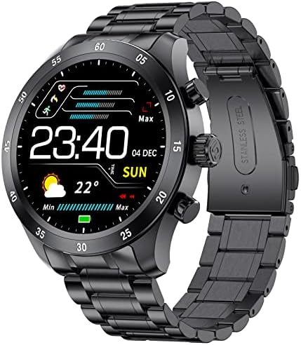 שעון חכם Lige עבור Man, Tracker Tracker 1.32 מסך תצוגה HD מסך Bluetooth Call Watch עם צג שינה דופק, IP68
