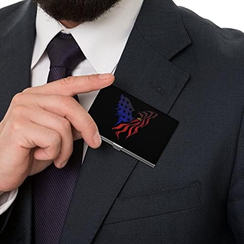 קירח נשר כנף ארהב דגל מקרי כרטיס ביקור חמוד כרטיס מחזיק מזהה אשראי ארנק ספק