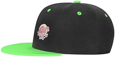 כובע בייסבול היפ הופ של פלמינגו פאנק, כובע סנאפבק מתכוונן לילד כובעי כובעי שוליים שטוחים
