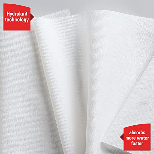 Wypall 35010 מגבות מקלחת x60, 22 1/2 x 39, לבן, 100 לכל קופסה