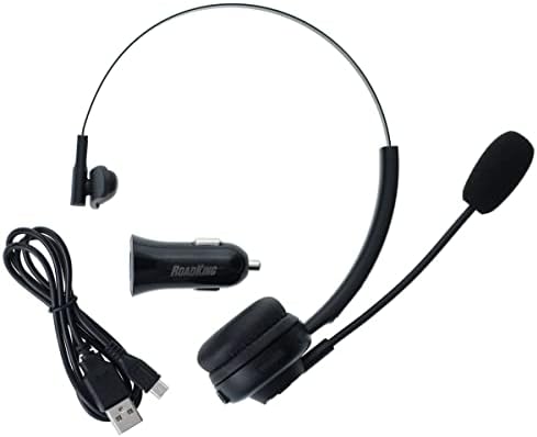 Roadking Rking1000 ביטול רעש אוזניות Bluetooth אוזניות אלחוטיות מונו עם ביטול רעש מתקדם ומיקרופון