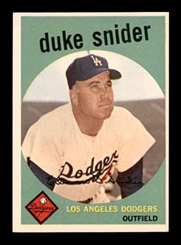 20 Duke Snider - 1959 כרטיסי בייסבול TOPP