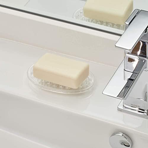 בריטניה פלסטיק סבון שומר, מחזיק מגש לאמבטיה דלפק, מקלחת, מטבח, 0. 75 על 3. 25 על 4. 75, ברור