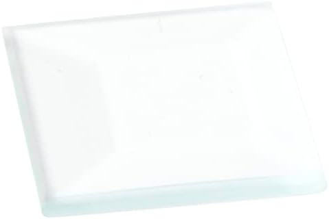 כיכר פלימור 3 מ מ זכוכית משופעת שקופה, 1 אינץ ' על 1 אינץ