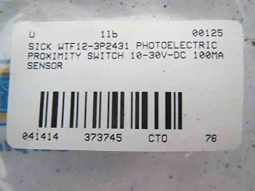 חולה WTF12-3P2431 מתג קרבה פוטו-אלקטרוני 10-30V-DC 100MA חיישן B373745