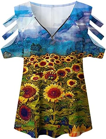 סתיו קיץ חולצת חולצה לנשים לנשים 2023 שרוול קצר vneck כותנה רוכסן מעלה חולצת Tshirt H4 H4