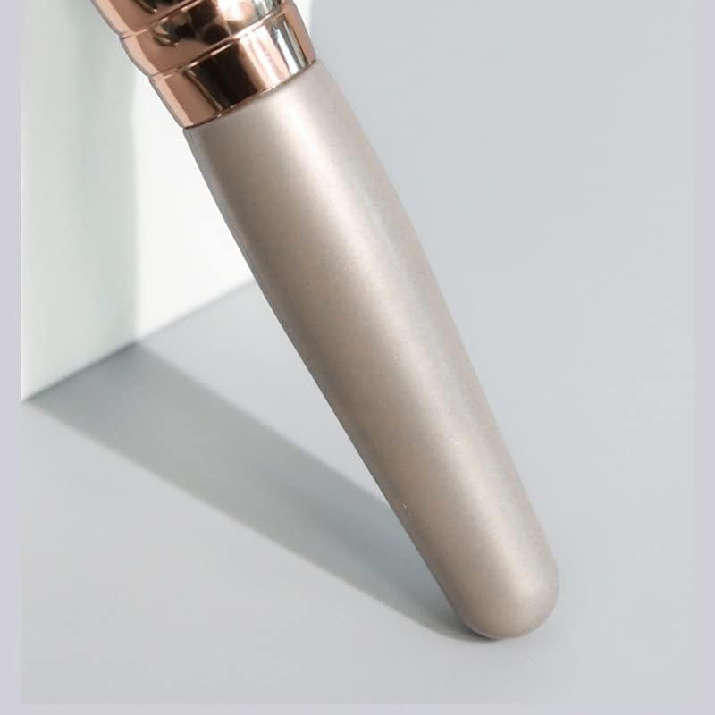 Ganfanren מיני 10 חתיכות מברשות איפור הגדרת אבקת בסיס סומק סומק צלליות שפתון עין איפור מברשת