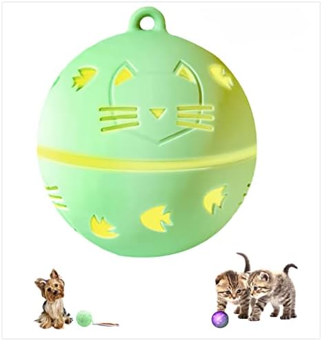 ברדימי חכם חתול כדור, אוטומטי רטט חתול צעצוע כדור נטענת זוהר עצמי מתגלגל, צעצועים אינטראקטיביים