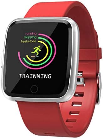 שעון גשש כושר של SDFGH - שעונים חכמים של ספורט, לחץ דופק לחץ דם דם צג חמצן דם שעון, צמיד כף יד חכם של מסך מגע