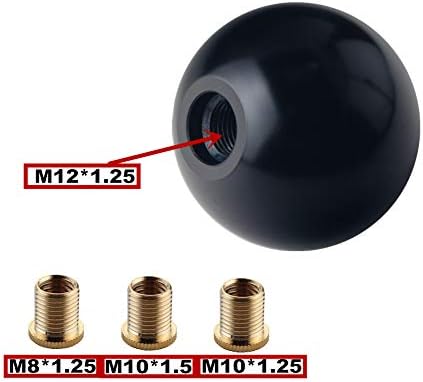 Dewhel משוקלל עגול כלא שחור כלא 5 מהירות משמרת כפתור M10X1.5 M10X1.25 M8X1.25 M12X1.25