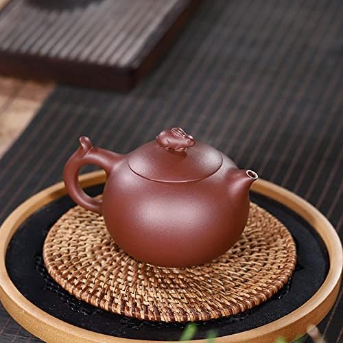 סינית yixing zisha קומקום - קומקום חימר סיני בעבודת יד, קומקום תה מיני, קומקום קטן, סיר תה זישה, קומקום