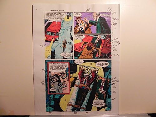קומיקס בלשי באטמן וינטג ' 643 אמנות צבעונית חתומה אדריאן רוי עם עמ ' 4