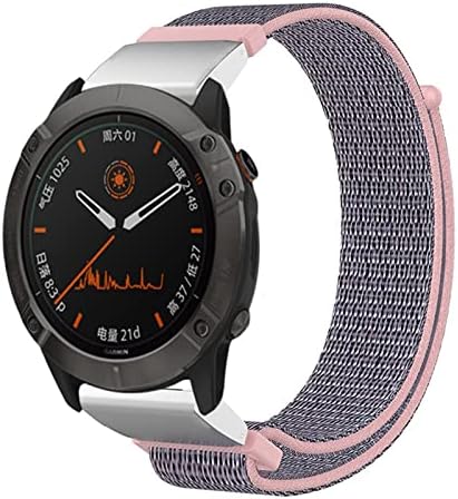 שחרור מהיר של Bkuane Nylon Watchband רצועת Garmin fenix 7x 7 6x 6 Pro fenix 5x 5 3 3hr 935 945 שעון חכם
